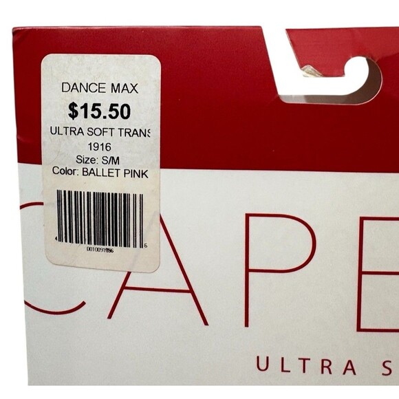 Capezio Women's Ultra Soft Transition Tight 1916 BPK S/M Ballet Pink New! - Picture 3 of 7